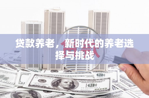 阿克塞贷款养老，新时代的养老选择与挑战