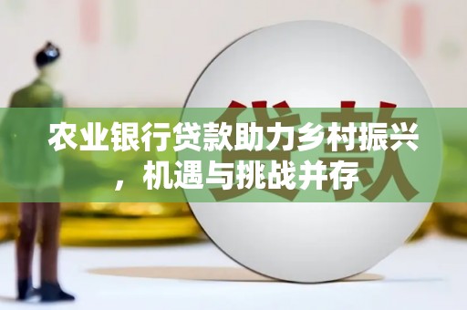 阿克塞农业银行贷款助力乡村振兴，机遇与挑战并存