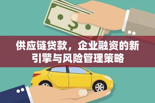 阿克塞供应链贷款，企业融资的新引擎与风险管理策略