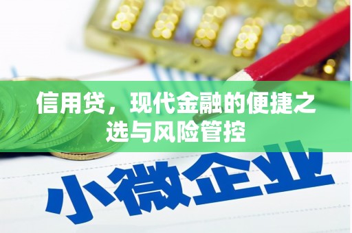 阿克塞信用贷，现代金融的便捷之选与风险管控